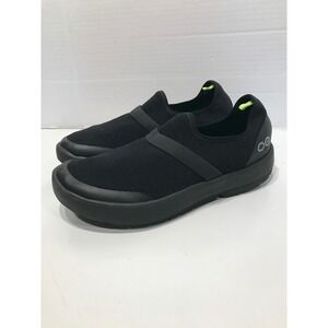 OOFOS OOmg Low Shoe Black Mesh Recovery Slip On Sneakers Mens 10 Womens 12